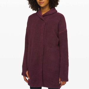 Lululemon Sincerely Sherpa Wrap Jacket